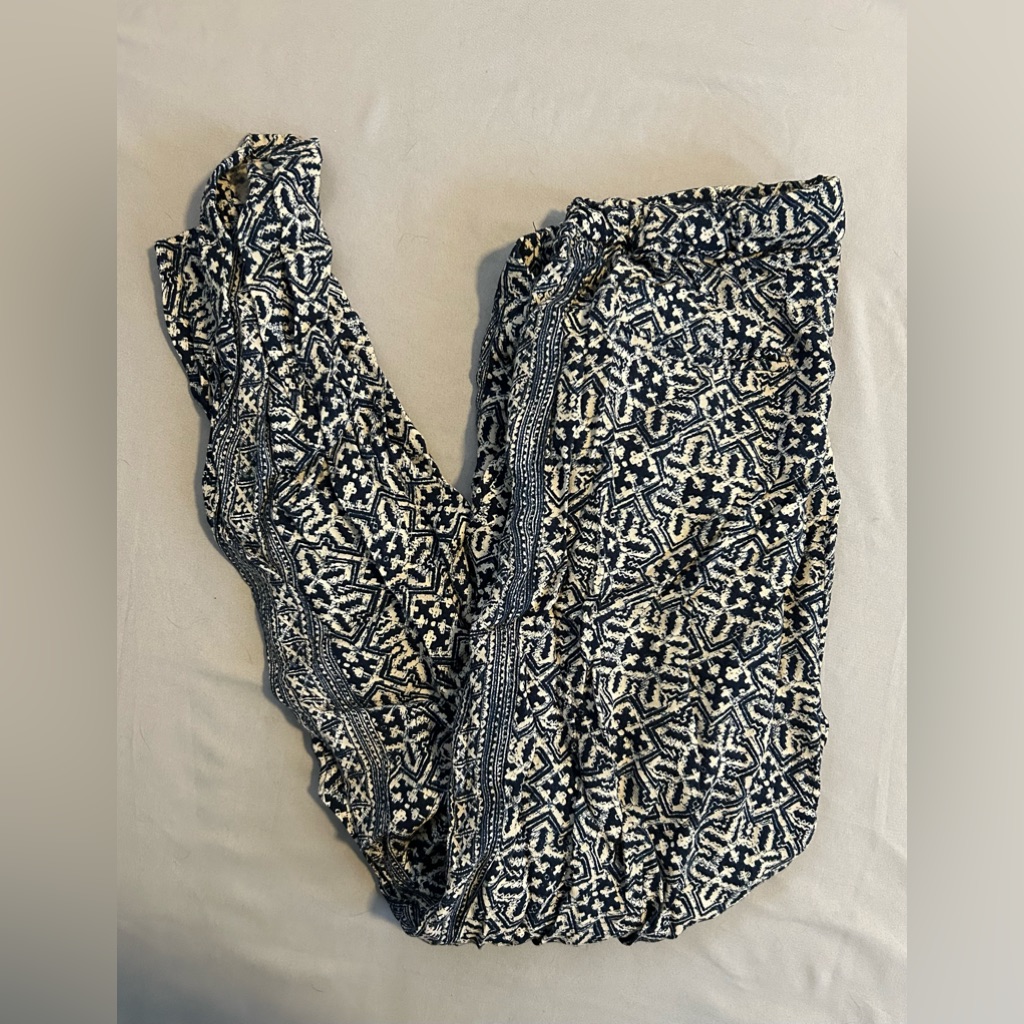 Mango Patterned Ankle Pants